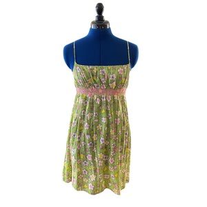 Vintage Moschino Mare Floral Minidress Tunic